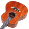 Gitarren-Reisegitarre, 36-Zoll-Akustikgitarre, 6-saitige Mini-Gitarren, braune und natürliche Farbe, Folk-Gitarre, voller Sapele