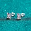 Stud EWYA Real 1 Carat Moissanite Diamante Brincos para Mulheres S925 Sterling Silver Banhado PT950 Brinco Ear Studs Fine JewelryC24319