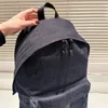Klassische, lässige Unisex-Jeans-Rucksack-Reisetasche mit super gutem Rückenrucksack, Straßentrend, große Umhängetasche, Designer-Studenten, Freizeit-Rucksack, Größe 30 x 40 cm