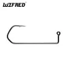 Hishooks Wifreo 100pcs 7150 Jig Hooks v Bend High Carbon Steel Black Nickle for DIY Jigs Fishing Hooks 10/0 8/0 3/0 4/0 1/0