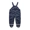 HONEYKING Children Waterproof Rain Pants Baby Jumpsuits Boys Girls Overalls Pants Fashion Kids Overalls Beach Sand Wading Pants 240305