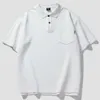 Designer-Sommer-Kurzarm-T-Shirt in amerikanischem Grün für Herren-Poloshirt, High-End-Instagram-Paul-Strick-Half-Trend