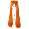 Synthetische pruiken Kanten pruiken AN Game Yandere Simulator Osana Najimi Lange synthetische haarclips 2 paardenstaarten Lolita Hatsune Miku Cosplaypruik voor Halloween 240328 240327