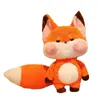 2024 Cute Little Fox Plush Doll Big Tail Fox daje swojej przyjaciółce prezent urodzinowy Kreatywna poduszka