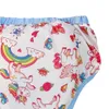 Licorne arc-en-ciel bleu Pantalon de formation imperméable pour bébé adulte DDLG Couches réutilisables Adulte Aloth Couche Potty Underweaer Culotte 240308