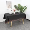 Toalha de mesa de bolinhas para festa, toalha de mesa à prova d'água e resistente a óleo, descartável, comércio exterior, branco