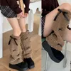 Women Socks Faux Furs Leg Warmer Warm Soft Cozy Fuzzy Boot Cuffs Cover For Party Costumes Sleeves Covers