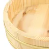 Bowls Rice Mixing Tub Dessert Tray Wooden Desktop Decoration Sushi Bucket For Cooking Dining Room Countertop Tools Birthday Presents