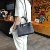 DrawString 2024 Tote Bag Women's Top Layer Cowhide Premium Texture Commuter Multi-Layer Handbag