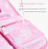 Schoolbag Öğrenci Kız Çocuklar Prenses Buzdolabı Kapı Sırt Çantası Omurga Protector Omuz Çantaları Sevimli Su Geçirmez Gökkuşağı 240314