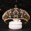 Diademi Gioielli per capelli da sposa Cristallo Barocco corona da sposa gioielli per capelli da sposa gioielli di moda sposa copricapo di lusso Corona della regina Y240319