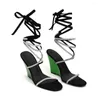 Sapatos de vestido cunha strass tiras sandálias tornozelo cinta salto alto dedo do pé aberto mulheres sandalias mujer verano chaussure femme
