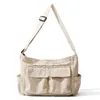 Shoulder Bags Big Messenger Bag For Women Retro Crossbody Large Capacity Travel Shopping Female Canvas Girl School