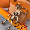 Louiseviution Keychain Car Key chain Solid color monogrammed Keychains Fashion Leisure astronaut Men Women Bag Pendant Accessories with box 2 options good nice