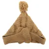 Hundebekleidung Wintermütze Gestrickte kleine Haustierhüte Kinderanzug Schals für Hundekostüm Warm halten
