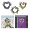 Decorative Flowers Artificial Wreath Garland Fall Decor All Seasons Wreaths For Front Door Garden Porch Living Room Decoration