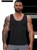 Débardeurs homme Hommes corps Shaper Compression réservoir hauts taille formateur minceur maillot de corps abs entraînement Shapers sans manches mâle Corset gilet L240319