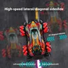 Drift RC Auto Met Led-verlichting Muziek 2.4G Handschoen Gebaar Radio Afstandsbediening Spray Stunt Auto 4WD Elektrisch Kinderen speelgoed 240312