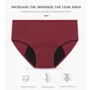 Calcinha das Mulheres Womens Menstrual Briefs Calcinha de Algodão Grande Fluxo Pós-Parto Absorção de Água À Prova de Vazamento Puro Tamanho Grande Roupa Interior Feminina 240319