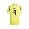 Maglia da calcio Svezia 2024 Euro Cup IBRAHIMOVIC 2025 Squadra nazionale svedese 24 25 Maglia da calcio Kit per bambini Set Home Giallo Trasferta Blu navy Uniforme da uomo LARSSON FORSBERG