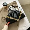 Petit sac à bandoulière en cuir PU pour femmes, fourre-tout, sacs à main simples tendance, pochette de fête, beaux sacs à main, 2024