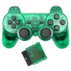 Wireless 2.4G per controller di gioco PS2 Joystick trasparente per console PS2 Gamepad dal grossista di fabbrica