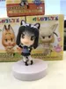 Anime Manga Fennec Fox figurki Anime Zoo Serval urocza zwierzca dziewczyna Mini modelka PVC GK zabawki dla prezenty dla dzieci dekoracja stou 240319