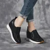 Buty sukienne Krasovki 7cm syntetyczne buty kobiety oryginalna skórzana wiosna seksowna moda platforma kostki klini