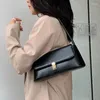 Totes Retro Rot Unterarm Tasche 2024 Koreanische Stil Eine Schulter Kleine Mode All-Matched Handtasche Weiche Pu Einkaufen