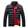 Novas jaquetas parka homens venda quente qualidade outono inverno quente outwear marca magro dos homens casacos casuais windbreak jaquetas