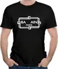 Mens Designer Band T Shirts Fashion Black White Short Sleeve Luxury Letter Pattern T-shirt size S-4XL#88