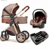 Barnvagnar# mode baby barnvagn 3 i 1 baby resesystem nyfödd baby vagn bärbar barnvagn baby cradel spädbarnsbärare gratis frakt l240319