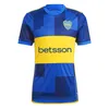 23 24 Boca Juniors Cavani Soccer Maglie Janson Zeballos 2023 2024 Benedetto Maradona Medina Varela a casa Terza Shirt Football Kit Kit