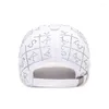 Casquettes de baseball Casquette de baseball en denim foncé clouté pour femmes Bling avec strass