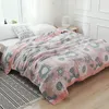 Decken Weiche Sommer Home Nickerchen Decke Bettdecke Sofa oder Bett Kinder Erwachsene Baumwolle Gaze Musselin Reise Flugzeug