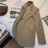 Cappotto piccolo da donna stagione primaverile e autunnale Nuova moda occidentale di media lunghezza bassa statura coreano versatile Qm27