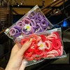 20/30 PCS Kadın Kızlar Düz Renk 4 Cm Büyük Kauçuk Bant At kuyruğu Tutucu Sakız Scrunchies Elastik Saç Bantları Saç Aksesuarları Hediye