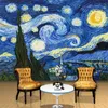 Sfondi Carta da parati personalizzata Po Classico astratto Cielo stellato Pittura a olio 3D Murale Ristorante Galleria Soggiorno Paesaggio Affresco