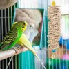 Altre forniture per uccelli Giocattolo da masticare per pappagalli Gabbia sospesa Morso sospeso Accessori per parrocchetti Buccia di mais