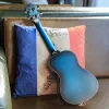 Gitaar Blauw Gradiënt Ukulele23 26 Inch Concert Tenor Alle Mahonie Mini Gitaar Akoestische Elektrische 4 Snaren Ukelele Guitarra Uke