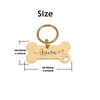 Abbigliamento per cani Anti-smarrimento Cuccioli Targhette identificative personalizzate per animali domestici Collari Materiale lucidante Portachiavi Incisione personalizzata Targhette identificative per animali domestici