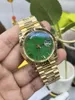 2024 QC U1f Mens Watch Designer Mécanique mécanique Automatiques Montroies Green Dark 3328 Mouvement 904L