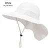 Береты, детская шляпа от солнца, уличная защита с клапаном на шее, регулируемые большие поля, летние пляжные игры для мальчиков и девочек