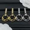 Boucles d'oreilles Lettre classique Boucle d'oreille Hoop Designer Bijoux de luxe Plaqué or 18 carats Charme pour femme Bijoux de mode Cadeau Grandes boucles d'oreilles Accessoires Hoop Party Mariage