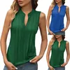 Camisoles Tanks Shirt For Women Short Sleeve Womens Fashion Basic Tank Tops Pleated Summer Clothes of Sleeveless Shirts Lightweight Cotton