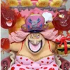 Anime Manga Een Stuk Anime Gk Charlotte Linlin Big Mom Model Met PVC Garage Set Speelgoed Ornament Standbeeld Verzamelaars Standbeeld voor Kinderen Model Gif 240319