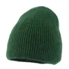 Berets 2024 Winter Warm Women Women Beanie Hat Wool Treknated Hats Usisex Solid Color Fashion Street Hip Hop Caps Outdoor Sport Ski Cap
