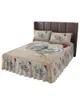 Bed Skirt Farm Animal Rooster Elastic Fitted Bedspread With Pillowcases Protector Mattress Cover Bedding Set Sheet