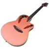 Guitar Stock 41 Inch Round Back Electric Acoustic Guitar 6 String Folk Electric Guitar High Gloss with EQ With Small Flaw