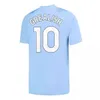 23 24 HAALAND SOCCER JERSEY GREALISH GVARDIOL MAN CITIES ALVAREZ Football jersey for fans DE BRUYNE FODEN Home away 3rd Football Shirt Sets Uniform